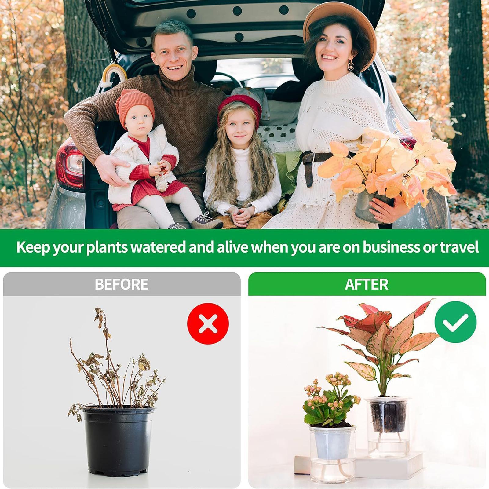 Self Watering Planter - Plantenwikken voor zelfwatergeving 2-delige automatische watergever