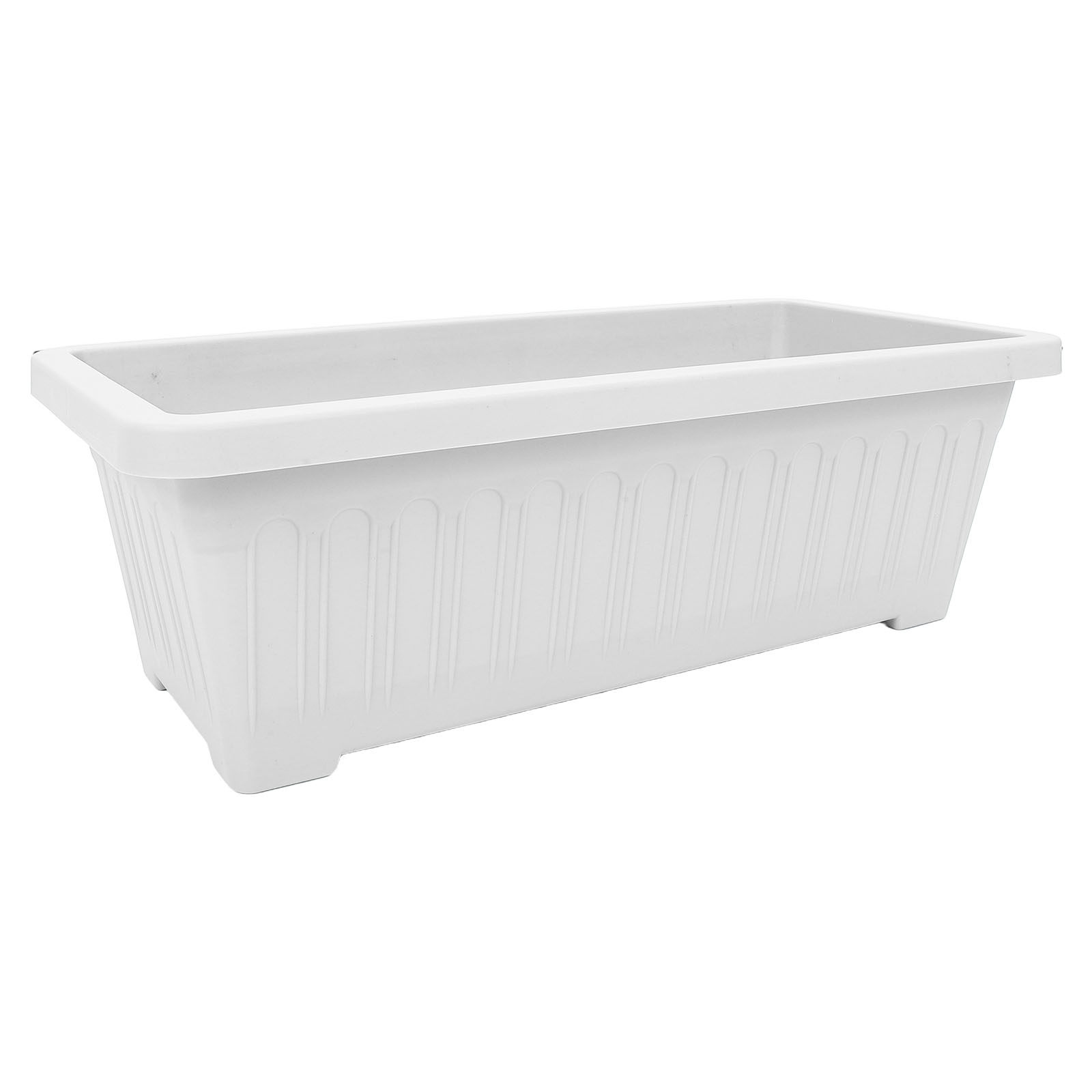 Indoor Herb Garden - Rechthoekige balkonplantenbak 18,19x11,22, plastic plantenbak voor