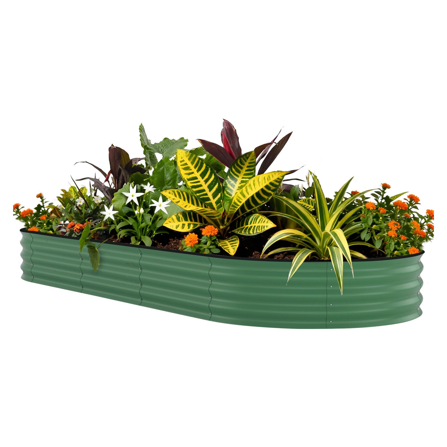 Raised Garden Bed - 8x4x1,5 ft gegalvaniseerd verhoogd moestuinbed -