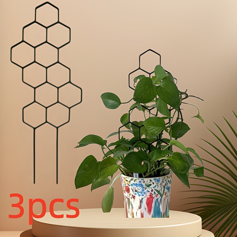 Indoor Herb Garden - 3 Stuks Plant Ondersteuning Frame Klimrek