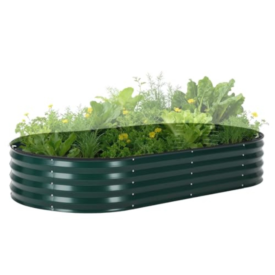 Raised Garden Bed - Buiten tuinbed van gegalvaniseerd staal met