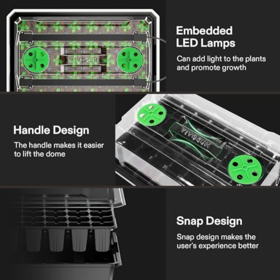 6-pack zaadstartbakjes voor bi - Seed Starter Tray recensie en prijs