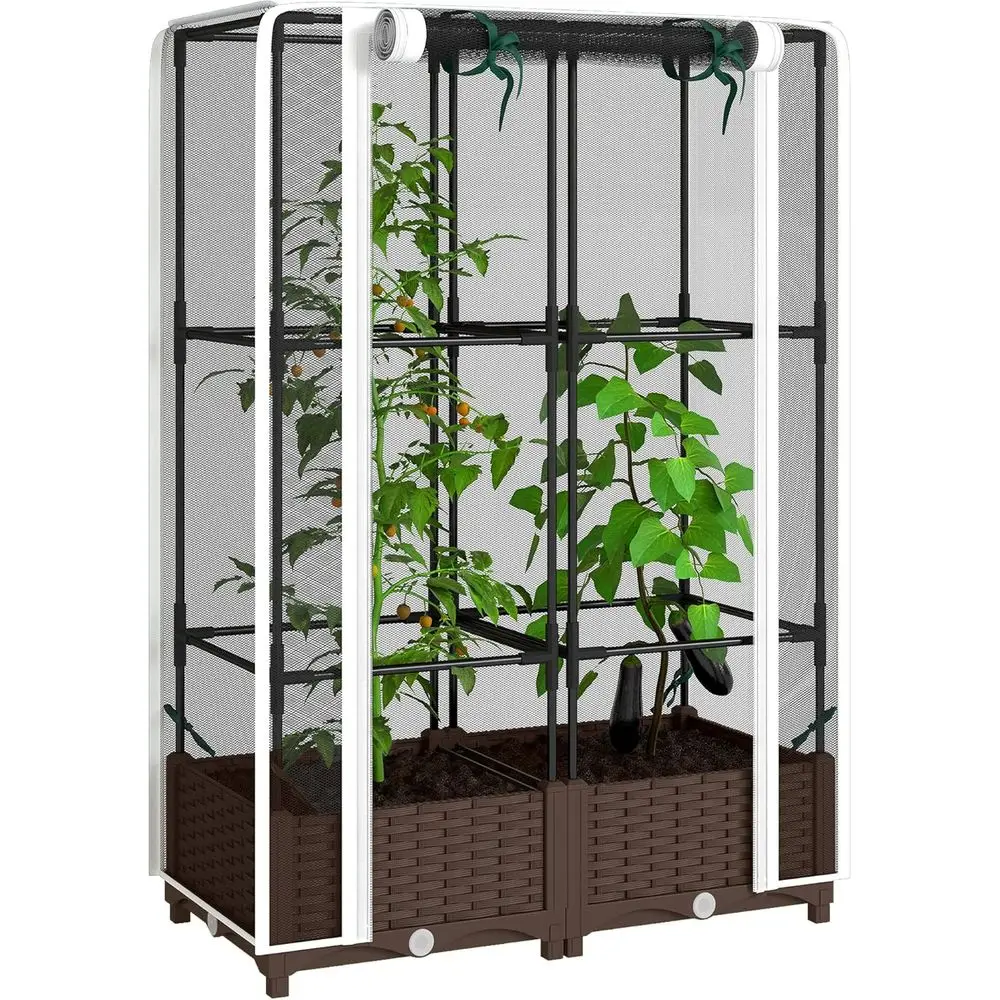 Verhoogd tuinbed met pergola,  - Self Watering Planter recensie en prijs