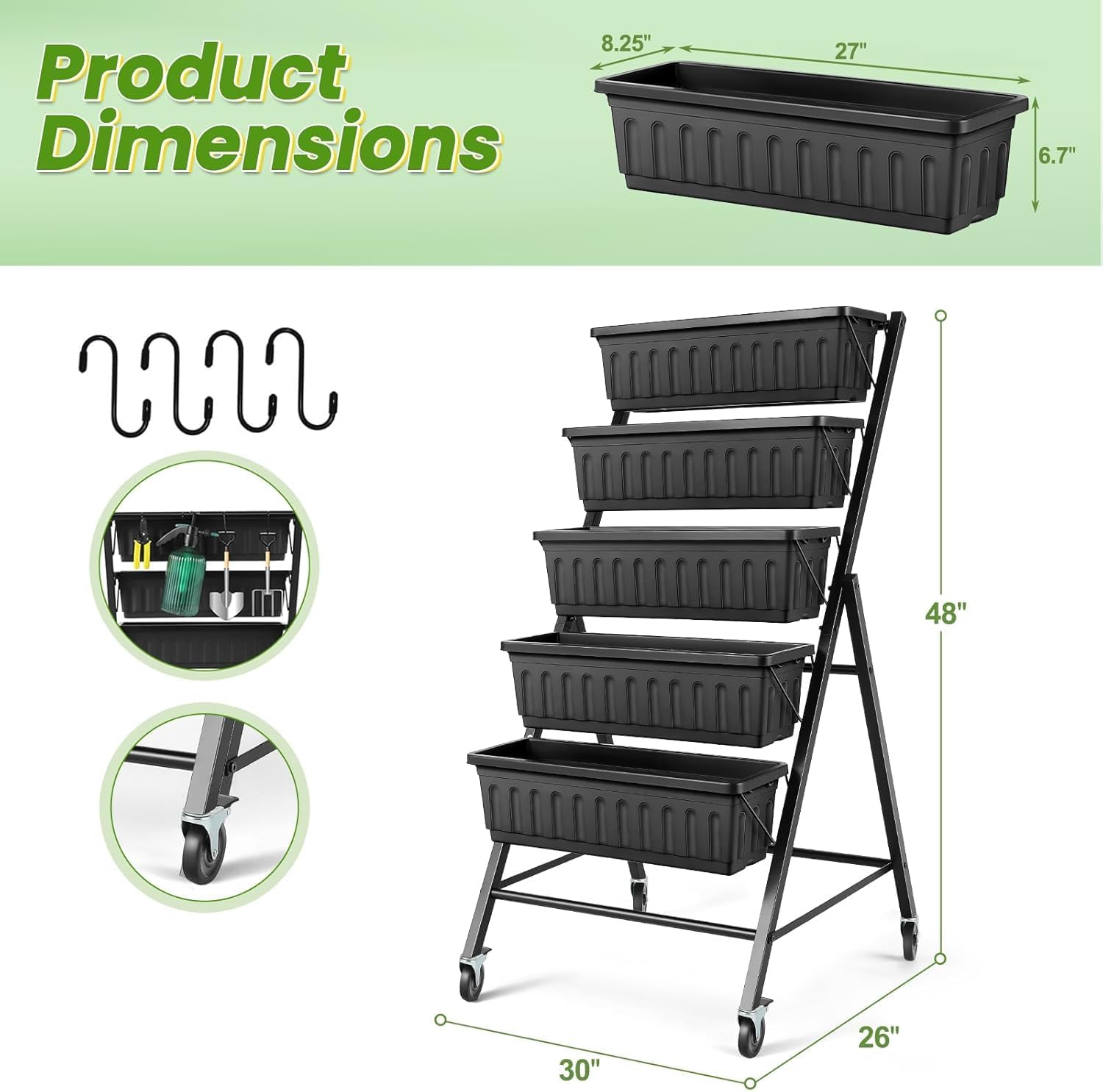 Verticale verhoogde plantenbak - Vertical Planter recensie en prijs