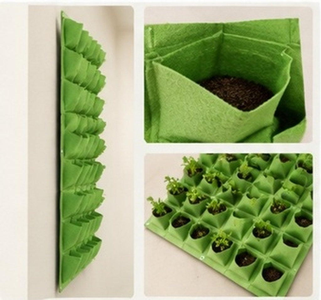 64-zakjes wandmontage plantent - Grow Bag recensie en prijs