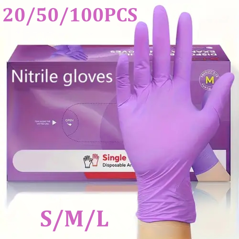 50/100PCS Violet Nitril Handsc - Garden Gloves recensie en prijs